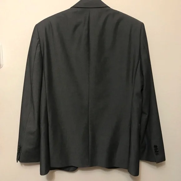 John Varvatos Gray 2 Button Blazer 38S